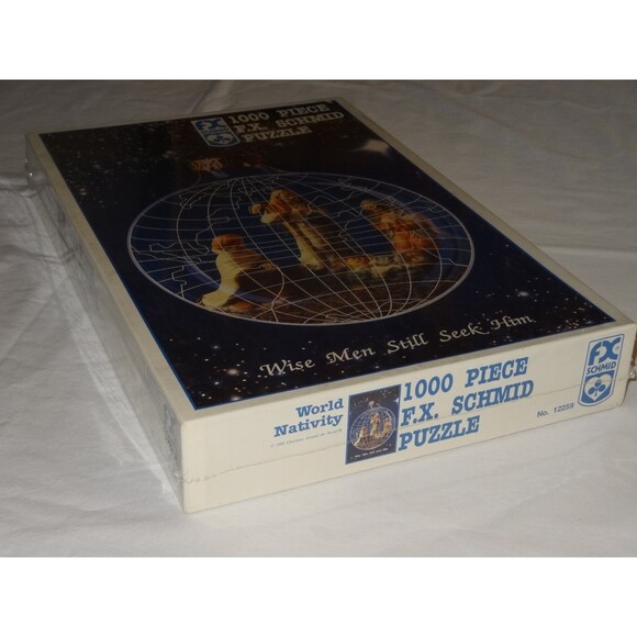 NEW FX SCHMID Wise Men Still Seek Him Nativity 1000 Puzzle Christmas Ornamen USA - Picture 4 of 8